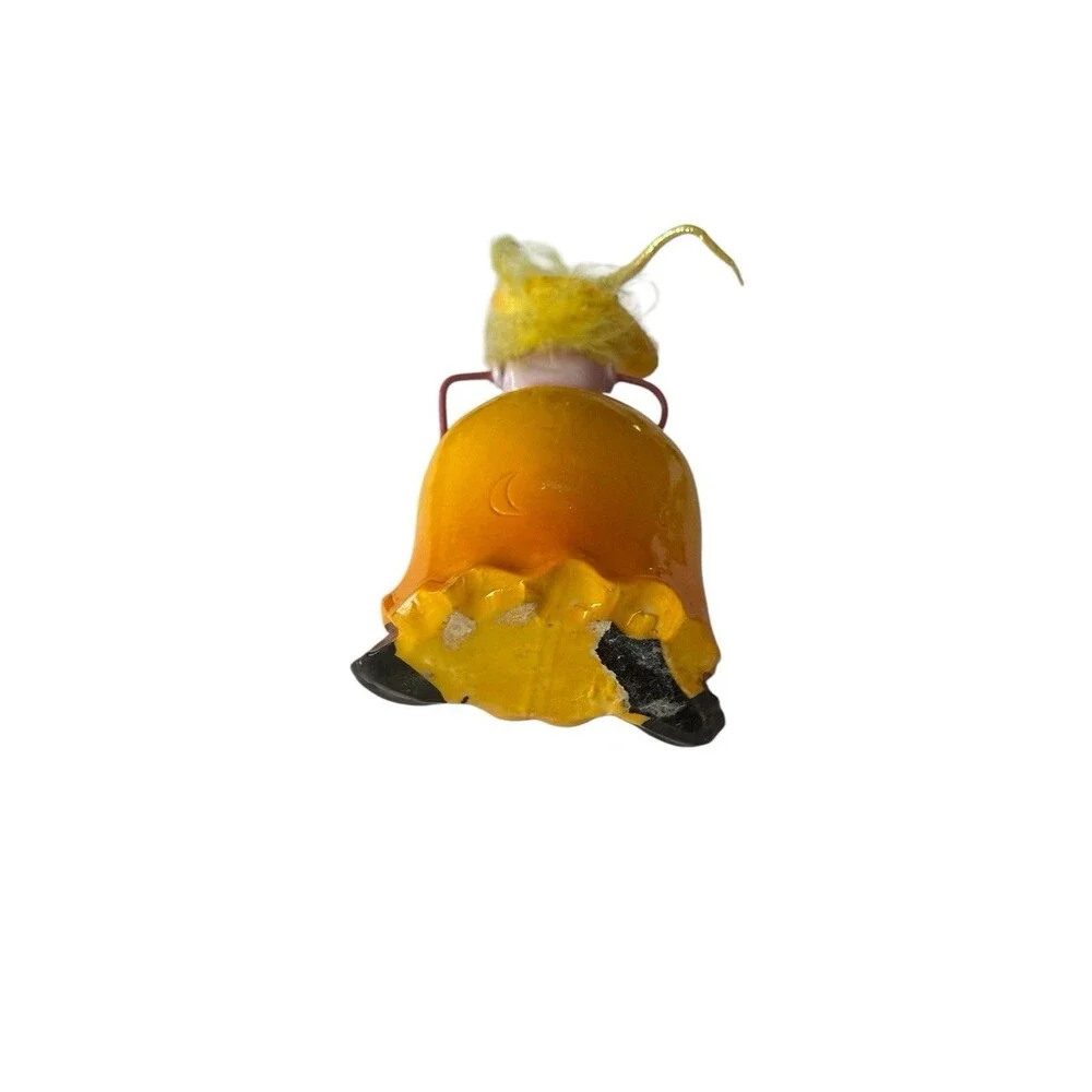 Halloween Witch Figurine Whimsical Resin Decor With‎ Ghost Vintage